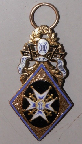 RARE MÉDAILLE ROYAL DU MÉRITE TOUT OR ÉMAILLÉE MAGNIFIQUE SIGNÉE COURONNE NB1s-l1600.jpg